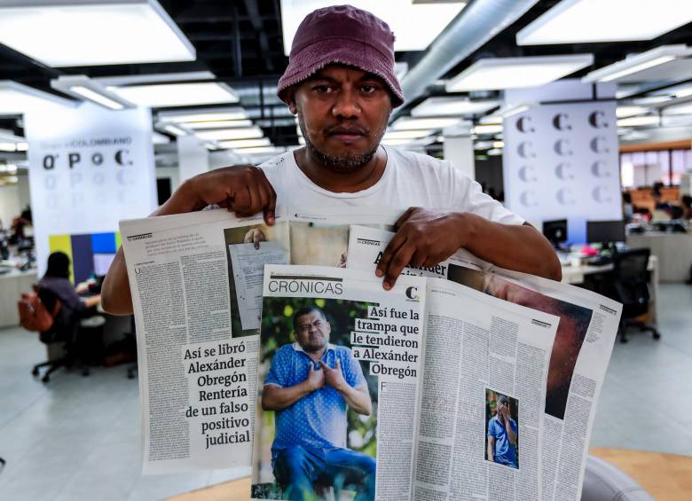 La historia de Obregón Rentería fue contada en las páginas de EL COLOMBIANO hace un año. FOTO Jaime Pérez