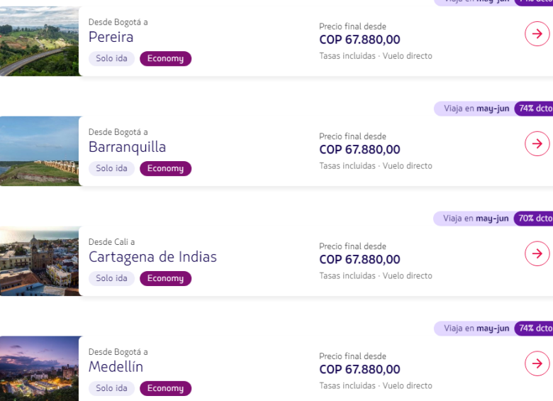 ¿Vuelos A Menos De $70.000? Latam Lanza Promoción Para Viajar Entre ...