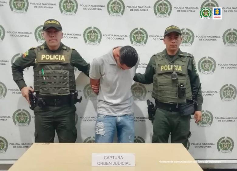 La captura la realizó la Policía el 16 de enero de 2023. Foto: Cortesía