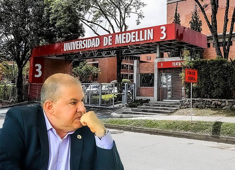 El rector Néstor Raúl Posada fue nombrado en una polémica sesión celebrada en 2024, reunión que hoy revisa la justicia. FOTOS: El Colombiano