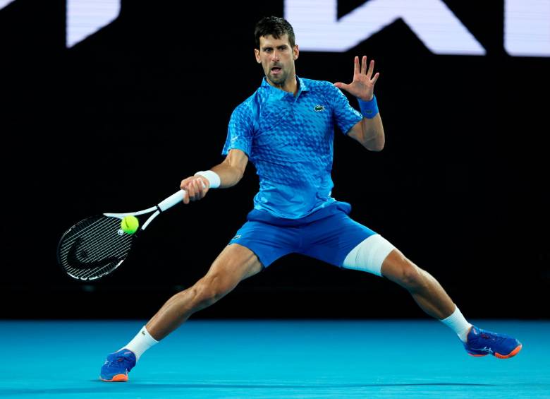 El tenista serbio Novak Djokovic, de 35 años, acumula nueve títulos en el Abierto de Australia. FOTO getty