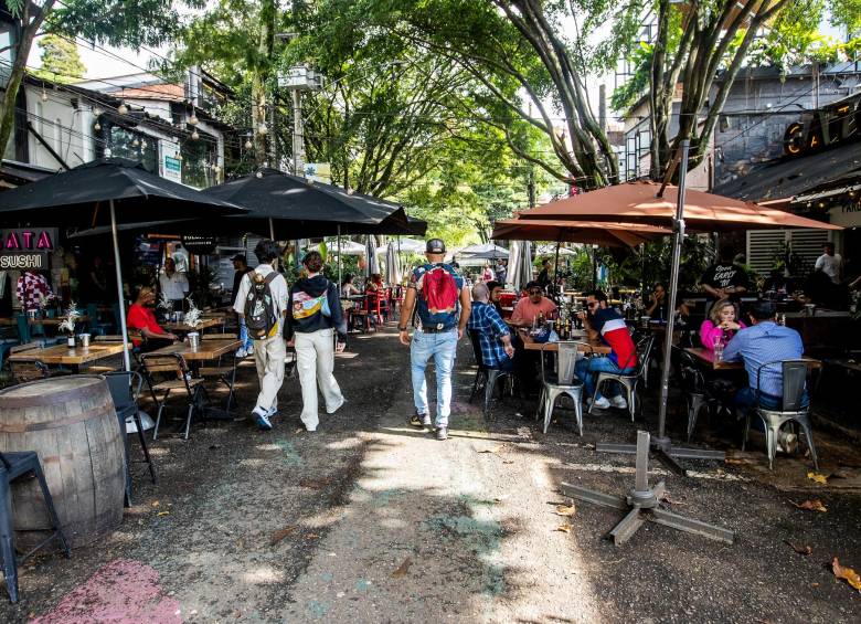 Provenza se convierte en la primera Área de Revitalización Económica formalizada en Medellín. FOTO: JAIME PÉREZ