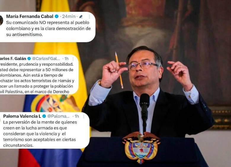 Varios políticos reaccionaron en contra de las declaraciones de Petro. FOTO COLPRENSA
