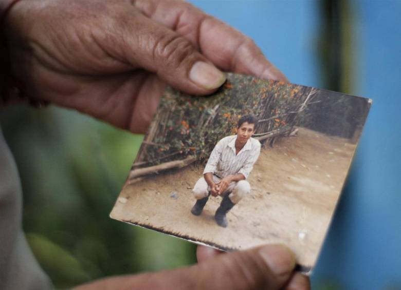 En abril de 2003, a Jorge Enrique lo desaparecieron cuando salió a jornalear al campo. Sus tres hermanos también fueron desaparecidos. FOTO Cortesía UBPD