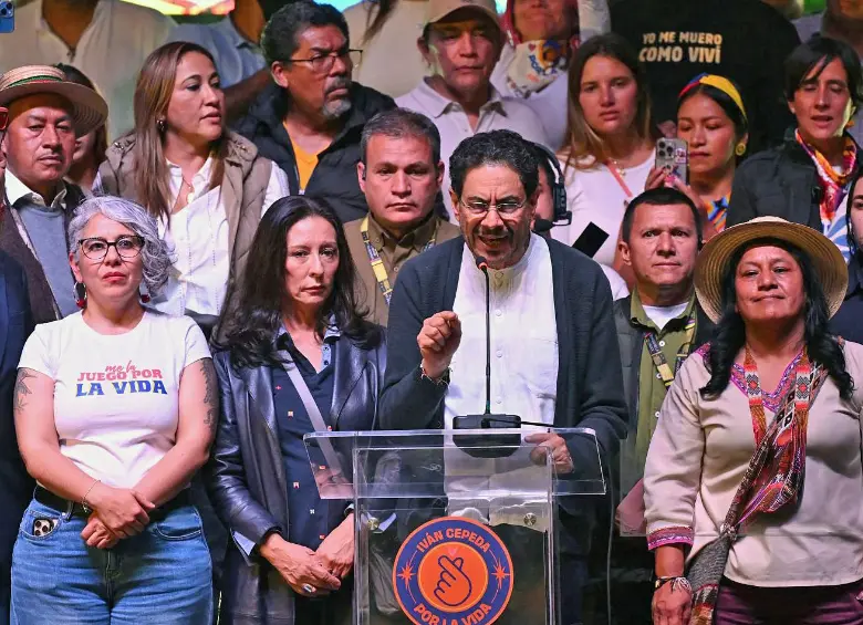 Iván Cepeda, excandidato presidencial. Foto: AFP