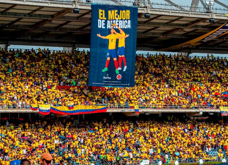 El partido entre Colombia y Bolivia movería más de 60.000 millones de pesos. FOTO JUAN ANTONIO SÁNCHEZ. 