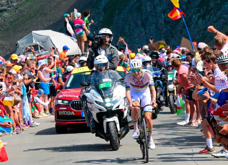 Tadej Pogacar ya suma 123 triunfos en su carrera deportiva, 23 en el Tour de Francia. FOTO X-TOUR DE FRANCIA
