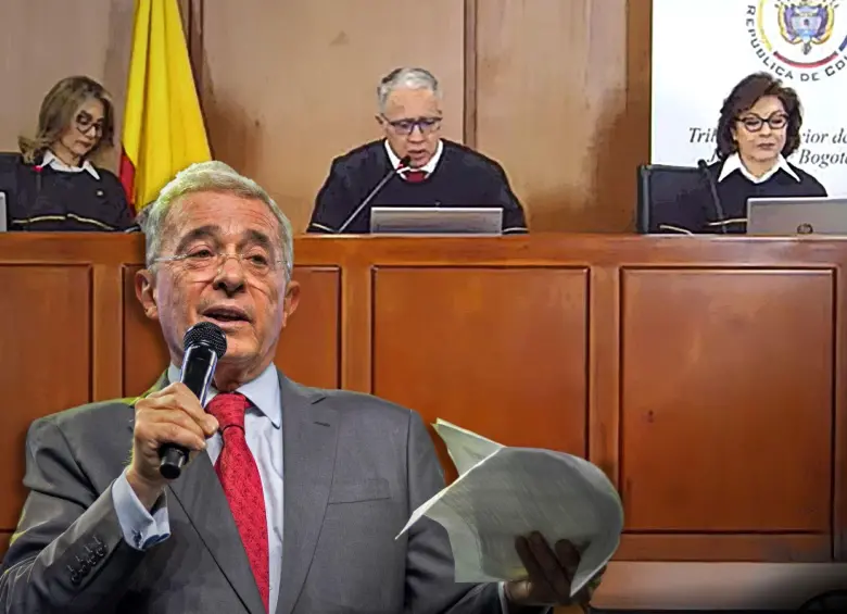 Tribunal Superior absolvió al expresidente Álvaro Uribe Vélez. Foto: Ilustración de EL COLOMBIANO