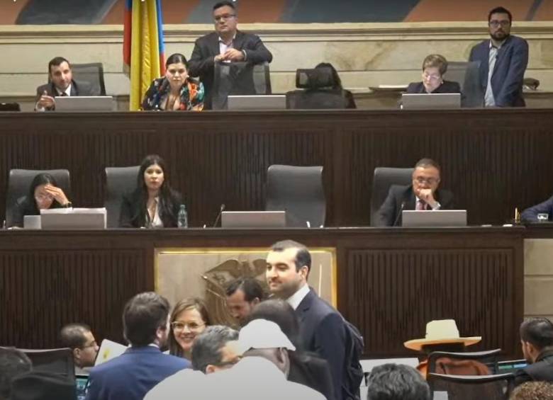 Con 104 representantes se inició la discusión de la pensional en plenaria de la Cámara . FOTO tomada de YouTube
