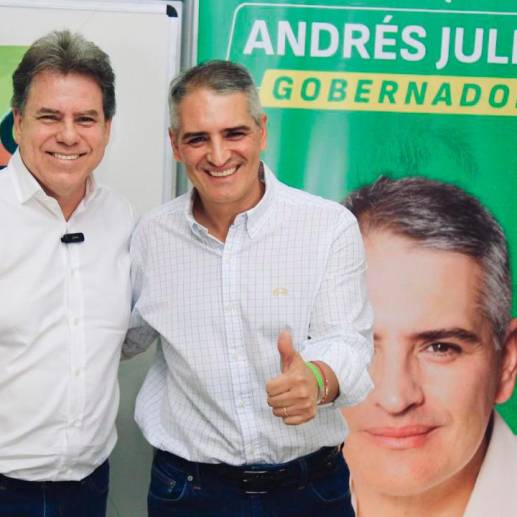 Eugenio Prieto y Andrés Julián Rendón definirán un candidato único el 7 de septiembre. FOTO CORTESÍA