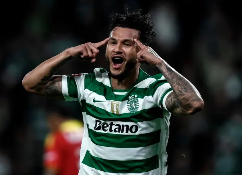 Luis Javier Suárez marcó su primer gol de la nueva temporada con el Sporting de Lisboa. FOTO @SportingCP