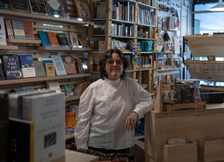 Patricia Melo fundó la librería aunando su amor por los libros y la cocina. FOTO Juan Fernando Ospina