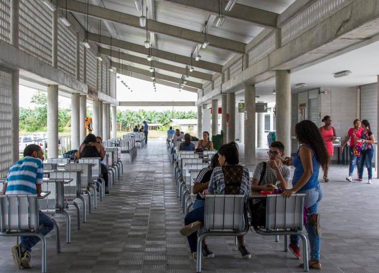 Instalaciones de la sede Apartadó de la Universidad de Antioquia en el Urabá. FOTO RÓBINSON SÁENZ