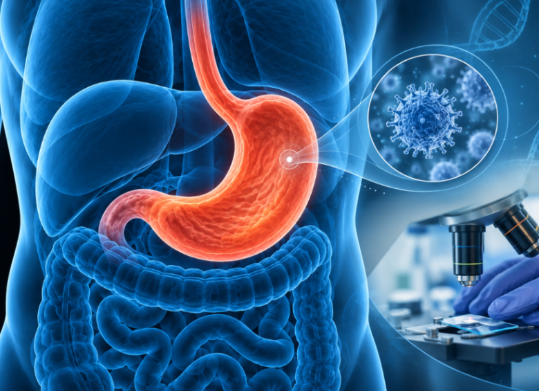 Los investigadores estudiaron el tejido tumoral de distintos pacientes en Antioquia para caracterizar un subtipo de cáncer gástrico. Foto: imagen ilustrativa generada por IA.
