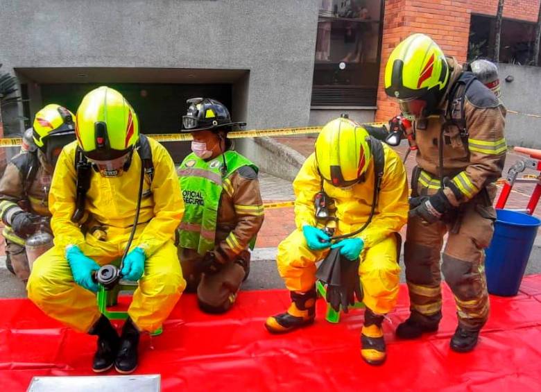 No hubo personas heridas por el incidente. FOTO DAGRD