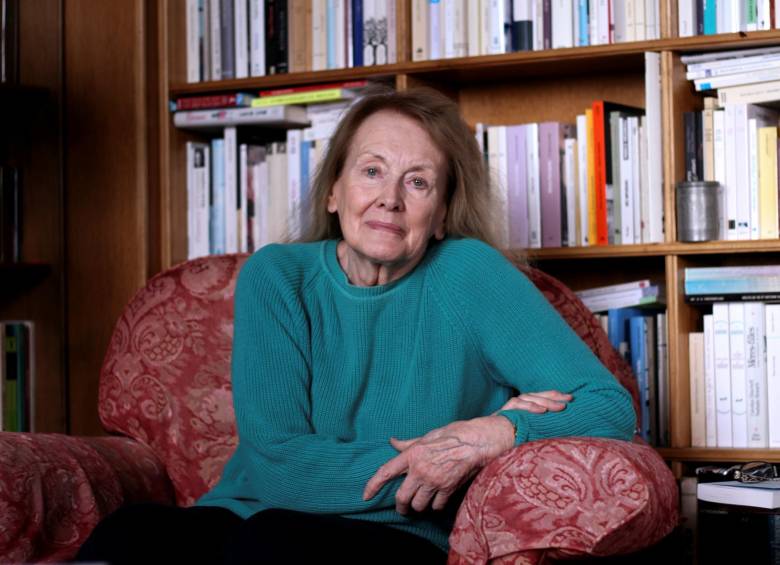 Annie Ernaux, ganadora del Nobel de Literatura 2022. FOTO: EFE