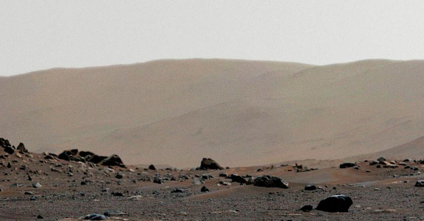 El Laboratorio de Propulsión a Chorro de la NASA, en el sur de California, construyó y administra las operaciones del rover Perseverance Mars 2020 para esa agencia espacial. Foto: NASA / JPL-Caltech / ASU / MSSS.