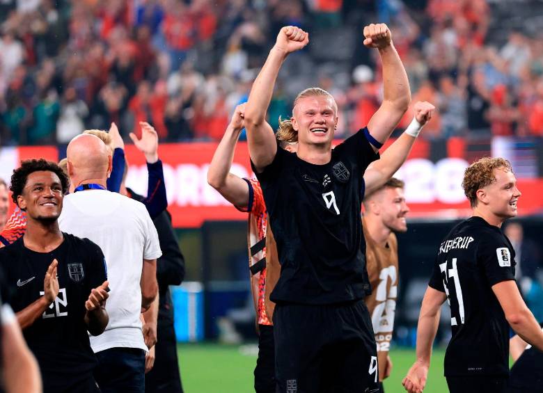Erling Haaland, uno de los goladores del Mundial 2026 junto a Messi, Mbappé y Kane. FOTO GETTY 