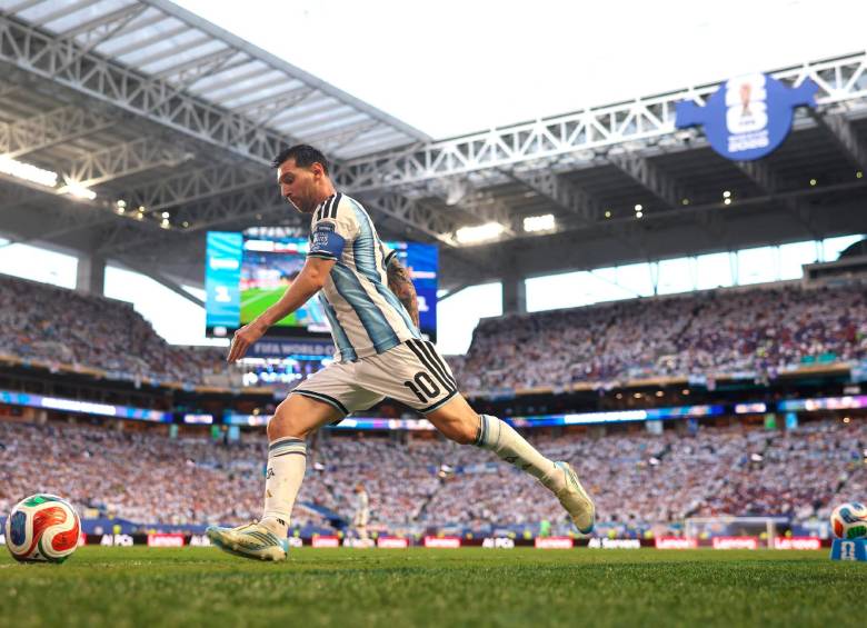 Messi suma ocho goles en el actual Mundial. FOTO: X-SELECCIÓN ARGENTINA