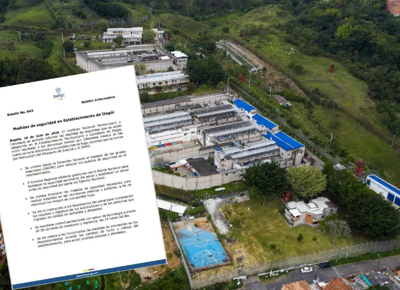 El Inpec anunció que tomará medidas drásticas dentro de la cárcel de Itagüí para evitar que se materialice cualquier plan de fuga. FOTO: MANUEL SALDARRIAGA
