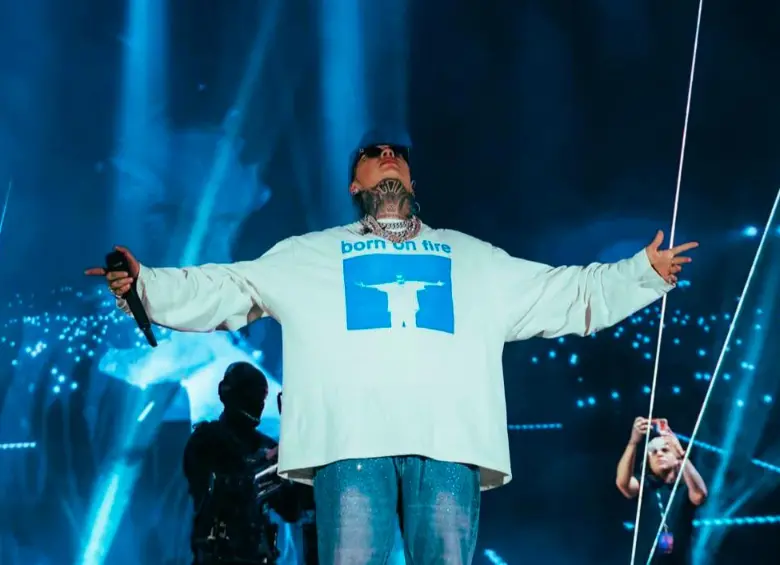 Blessd llevará su historia de Barrio Antioquia al escenario del Atanasio Girardot. FOTO: CORTESÍA