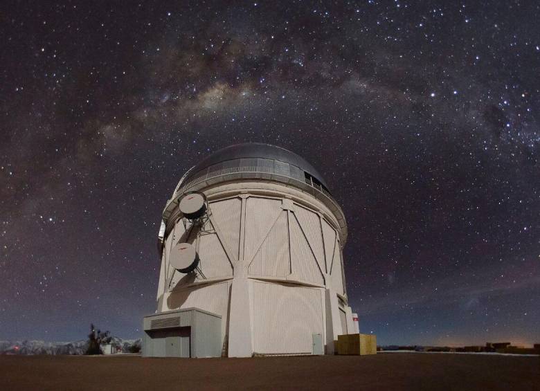 El descubrimiento se realizó gracias a la tecnología del telescopio Víctor M. Blanco. FOTO: Observatorio Interamericano del Cerro Tololo. 