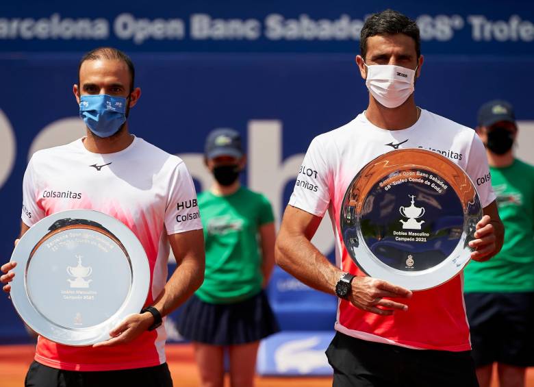 El título en España les permite a Cabal y Farah ser cuartos rumbo a la carrera FedEx ATP. FOTO Getty