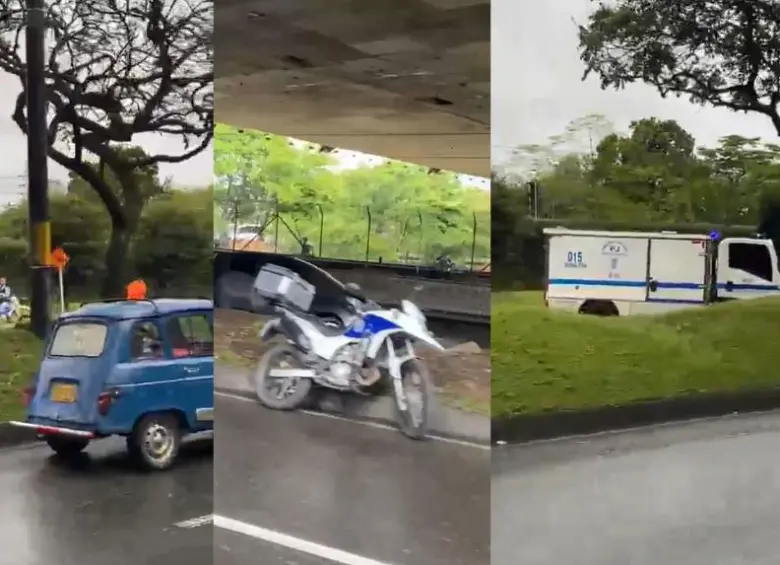 Trágico accidente en la Avenida Regional de Medellín. FOTO: Tomada de videos.