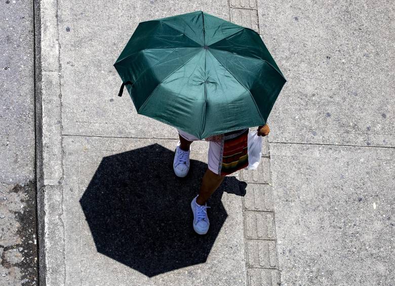 Altas temperaturas en Medellín por ola de calor en agosto de este año. FOTO: Jaime Pérez Munévar.