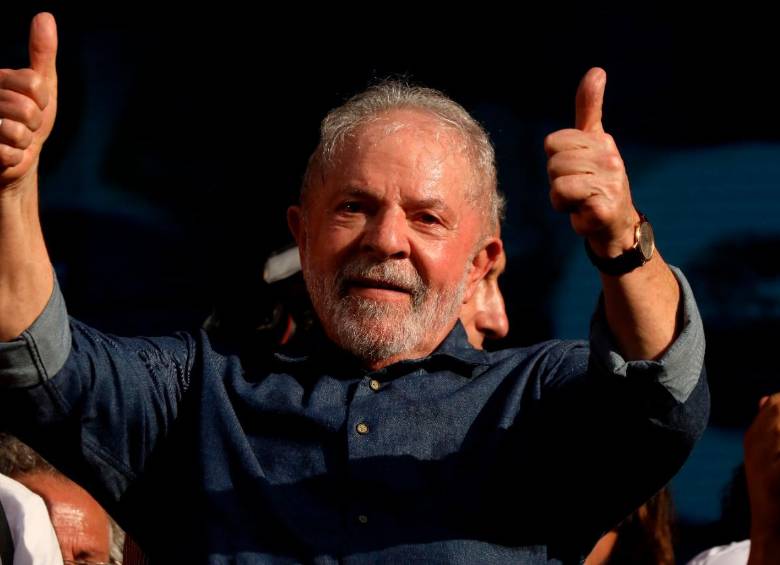 Los últimos sondeos otorgan al líder del progresista Partido de los Trabajadores (PT) cerca de un 45 % de las intenciones de voto. FOTO GETTY