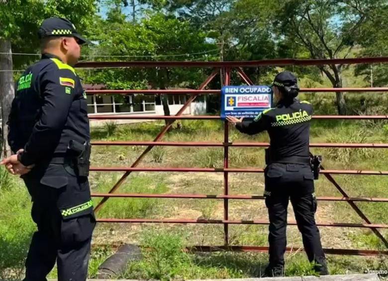 Algunos de los bienes se encontrarían en cercanías a los predios donde operaban los laboratorios de producción de cocaína. FOTO: CORTESÍA FISCALÍA