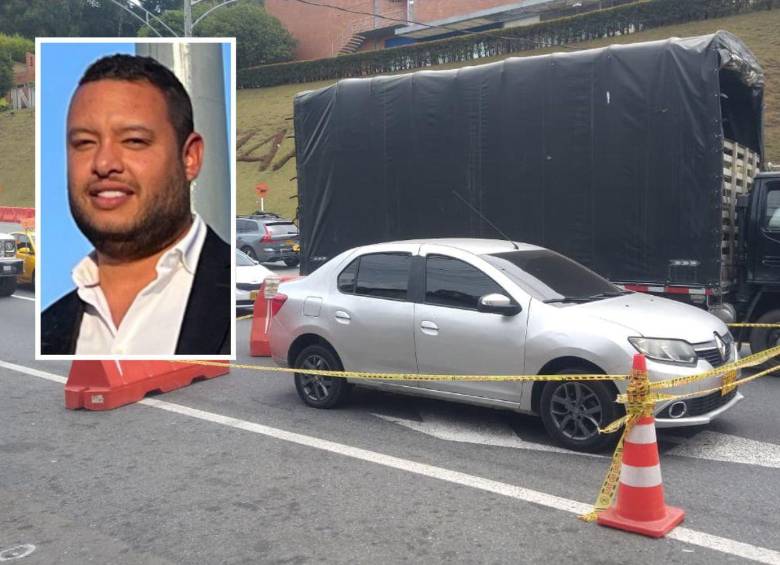 Las evidencias encontradas en este carro, el cual fue abandonado a un kilómetro del crimen, permitieron la plena identificación de los presuntos responsables del crimen del empresario Julián Escobar Jiménez (detalle), de 38 años. FOTO: GUILLERMO LEÓN OSPINA MUÑOZ
