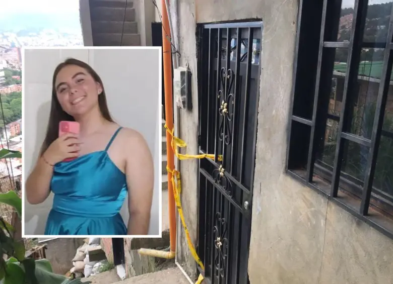 Juliana Giraldo Zuluaga, de 18 años, fue asesinada a golpes dentro de su casa en el barrio La Libertad, comuna 8 (Villa Hermosa). FOTOS: LAURA ROSA JIMÉNEZ VALENCIA Y CORTESÍA