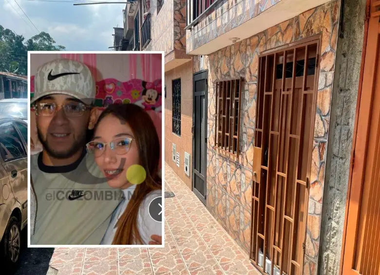 Jeimar Mateo López Serna, de 24 años, y María José González González, de 22, fueron las dos víctimas del incendio dentro de esta vivienda del barrio Santa María La Nueva. FOTOS: SINDY VALLE Y CORTESÍA