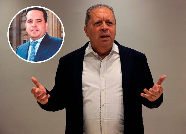 Jaime Cano es uno de los principales alfiles del exsenador Carlos Andrés Trujillo (detalle) dentro del Partido Conservador en Antioquia. FOTO: MANUEL SALDARRIAGA Y CORTESÍA