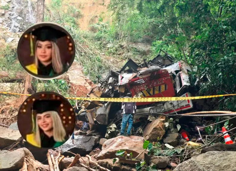 Mariana Galvis Arias (arriba) y Mariana Upegui Escobar (abajo), ambas de 16 años, fueron dos de las víctimas de este accidente en Remedios, Antioquia, cuando regresaban de una excusión de grados en Tolú. Soñaba con ser periodista. FOTOS: MANUEL SALDARRIAGA Y CORTESÍA