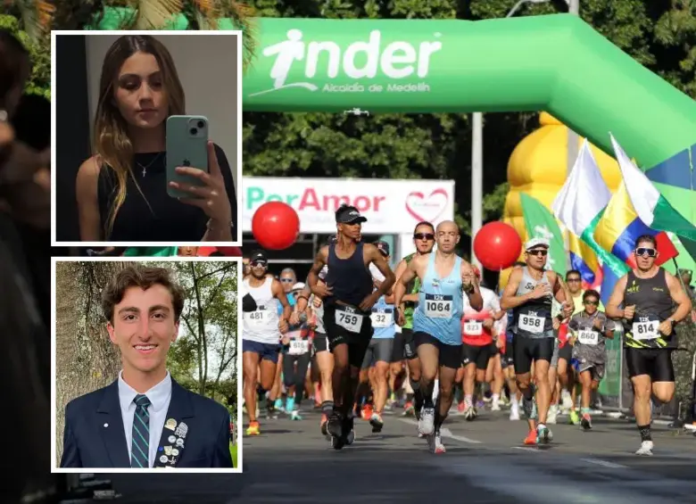 Juliana Ávila Saouda (arriba), de 20 años, fue la joven fallecida y era novia de Julián Restrepo Céspedes (abajo), hijo mayor del vicepresidente José Manuel Restrepo. FOTOS: CORTESÍA Y REDES SOCIALES.