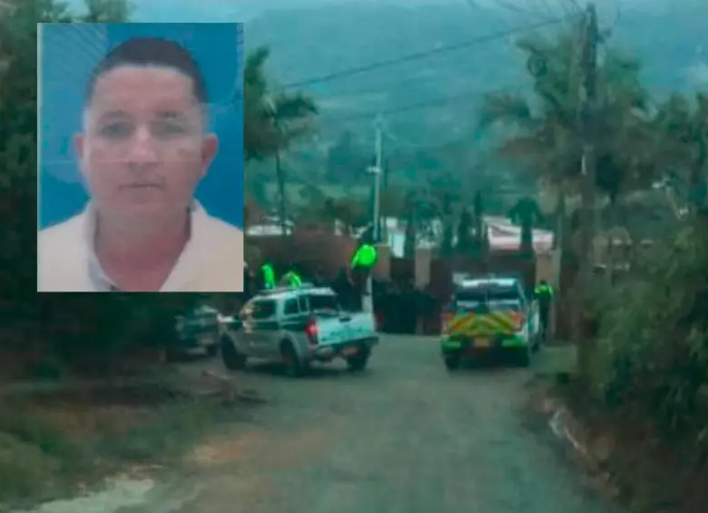 Dentro de esta finca de Alto del Perro, en Rionegro, ocurrió la confrontación entre el presunto integrante de Los Choneros y la Policía Nacional, que acabó con la muerte de este extranjero. FOTO CORTESÍA MI ORIENTE