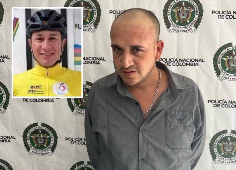 A Edison Arley Posada Pisada, alias Morcilla o Cucaracho, lo condenaron por el crimen de la leyenda del ciclismo nacional, Marlon Alirio Pérez Arango, luego de una riña en El Carmen de Viboral. FOTOS: CORTESÍA Y EL COLOMBIANO