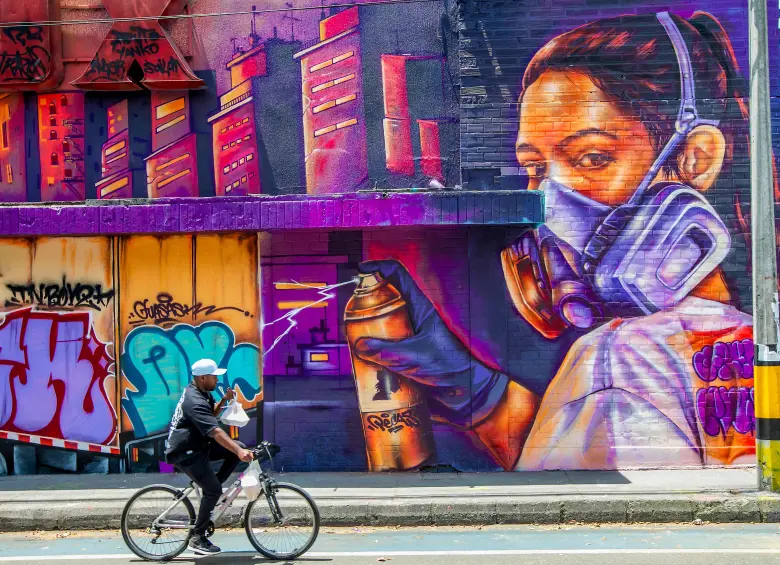 Universo Graffitti reúne el trabajo de catorce artistas urbanos de Medellín. FOTO: Esneyder Gutiérrez