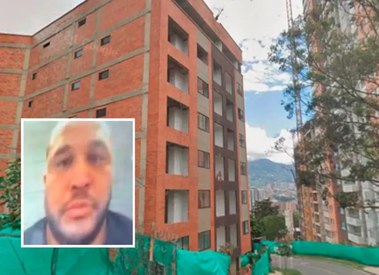 En este edificio del sector de Aves María, de Sabaneta, ocurrió la muerte de Ender Alexis Rojas Montan, de 31 años, en medio de un operativo policial. FOTO: GOOGLE MAPS Y AUTORIDADES CHILENAS