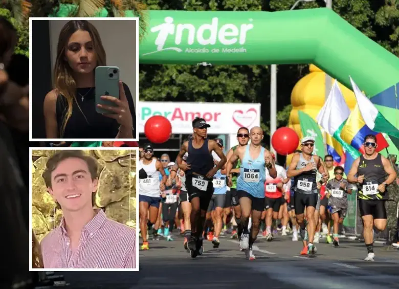 Juliana Ávila Saouda (arriba), de 20 años, fue la joven fallecida y era novia de Alejandro Restrepo Céspedes (abajo), hijo mayor del vicepresidente José Manuel Restrepo. FOTOS: CORTESÍA Y REDES SOCIALES.