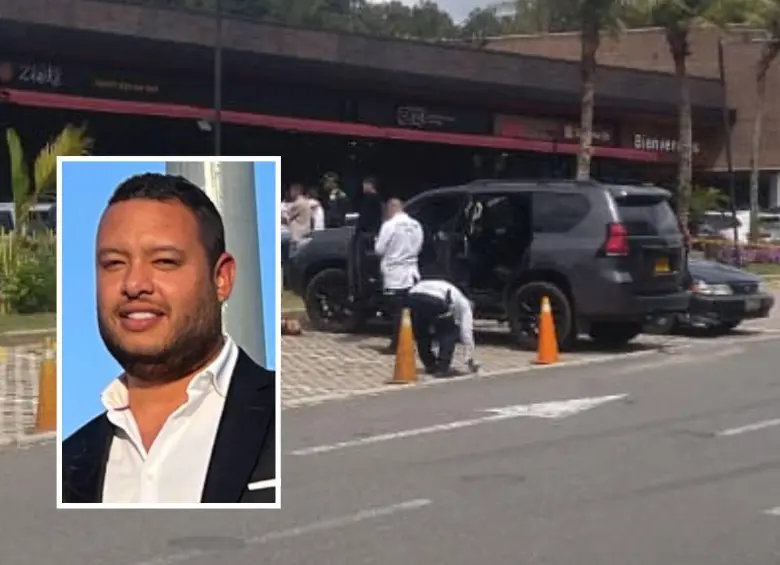 A Julián Escobar Jiménez, de 38 años lo asesinaron cuando se iba a montar en su camioneta blindada en el parqueadero del mall Viva Las Palmas, a donde lo habrían citado para una reunión. FOTOS: GUILLERMO LEÓN OSPINA MUÑOZ Y CORTESÍA