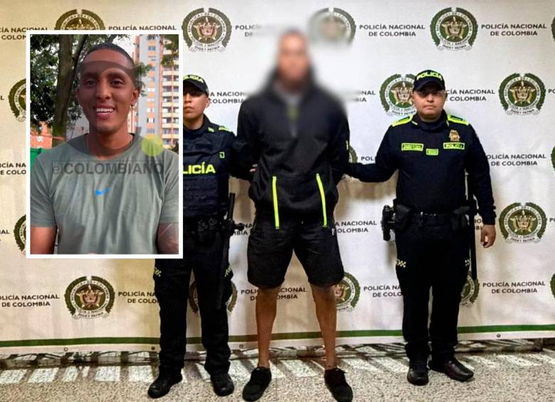 Rubén de Jesús Saldarriaga Sánchez, de 31 años, fue capturado por el presunto crimen de su exnovia, la influenciadora La Traviesa RP. FOTOS: CORTESÍA POLICÍA METROPOLITANA Y REDES SOCIALES