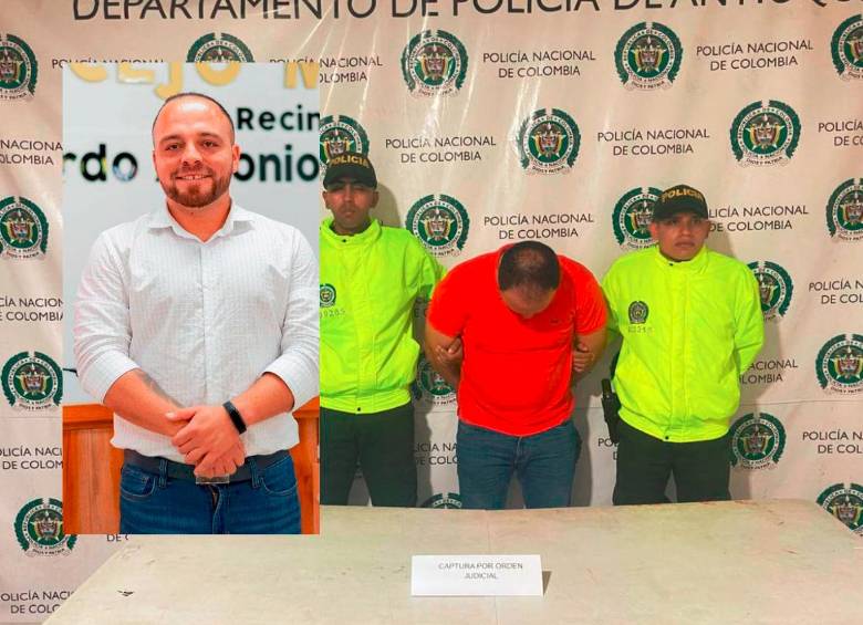 El concejal de Cocorná, Sebastián Agudelo Naranjo, conocido en su municipio como Come Hueco, fue detenido tras las denuncias de una ciudadana alemana. FOTOS: Cortesía