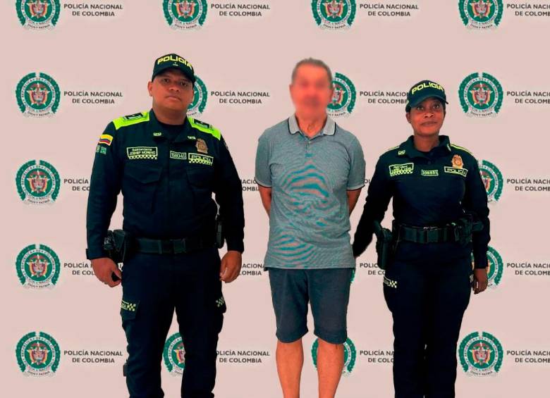 Al paisa Gildardo de Jesús Taborda lo capturaron por delitos relacionados con el narcotráfico en Perú. Se estaba ocultando en su vivienda familiar, en el barrio Santa Fe, de Medellín. FOTO: CORTESÍA