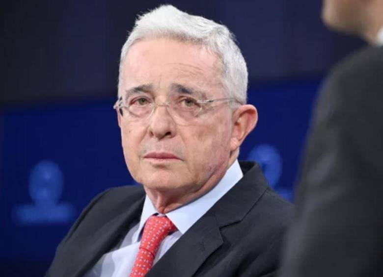 Álvaro Uribe Vélez, expresidente y exsenador. Foto: AFP