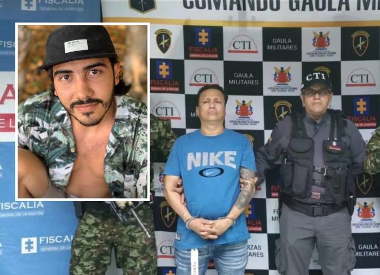 Weimar Alexander Castillo, alias 300, presunto cabecilla de la banda El Mesa, fue capturado por agentes del CTI de la Fiscalía y el Gaula Militar por la desaparición del ingeniero Andrés Camilo Peláez Yepes. FOTOS: CORTESÍA