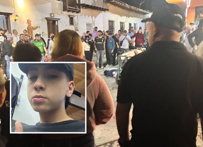Agustín Alzate Marín, de 13 años, fue baleado por sujetos en moto que escaparon del sitio. Las autoridades investigan los móviles. FOTO: CORTESÍA MI ORIENTE