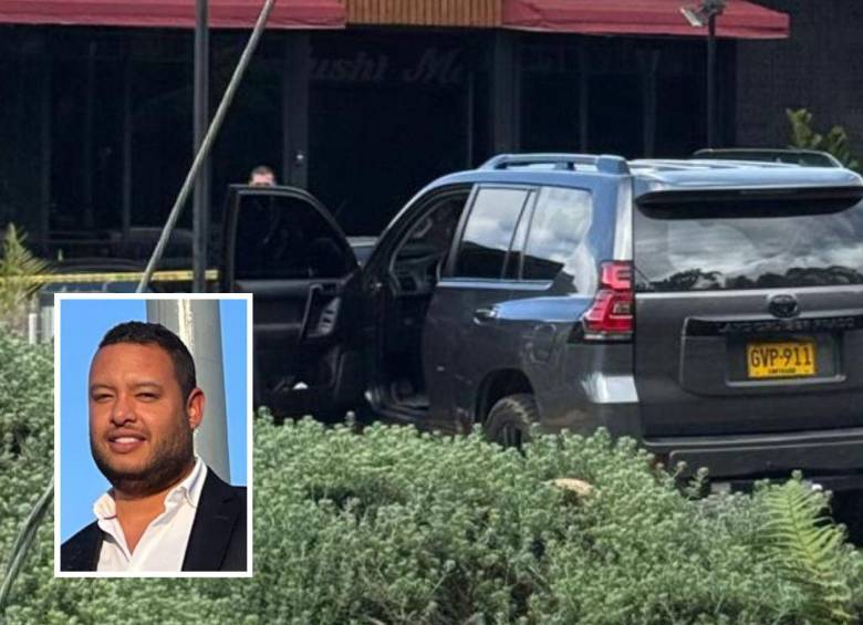 Al empresario Julián Escobar Jiménez, de 38 años, lo balearon afuera de su camioneta blindada en el parqueadero del mall Viva Las Palmas. FOTOS: CORTESÍA